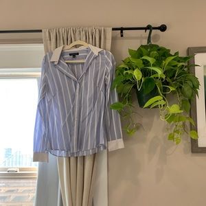 Banana Republic Striped Button-Down Shirt